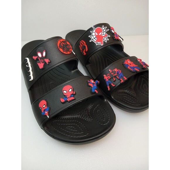 Crocs Spiderman Slip On Marvel Sandals Men's size 11 - Picture 6 of 12